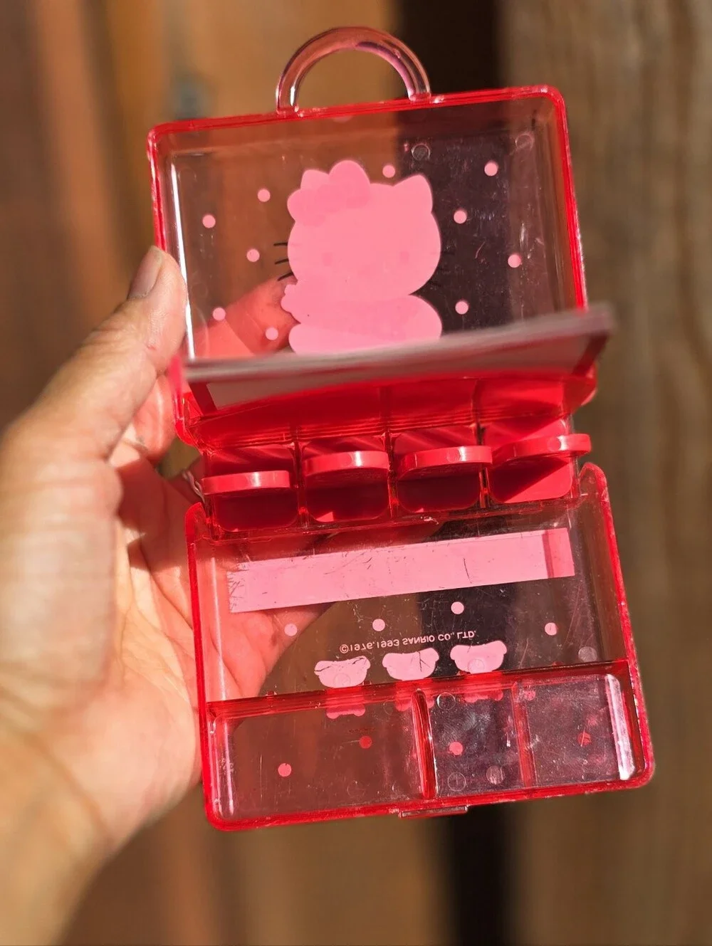 Vintage 1993 RARE Hello Kitty suitcase stamp set